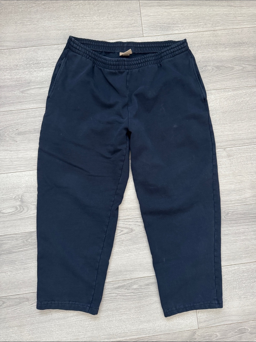 Vintage L.L. Bean Men's Navy Elastic Waist Sweatpants
